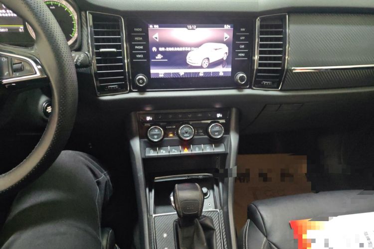 Used Skoda Kodiaq 2018 TSI380 7-Seater Four-Wheel-Drive Flagship Edition Audio And AC Panel