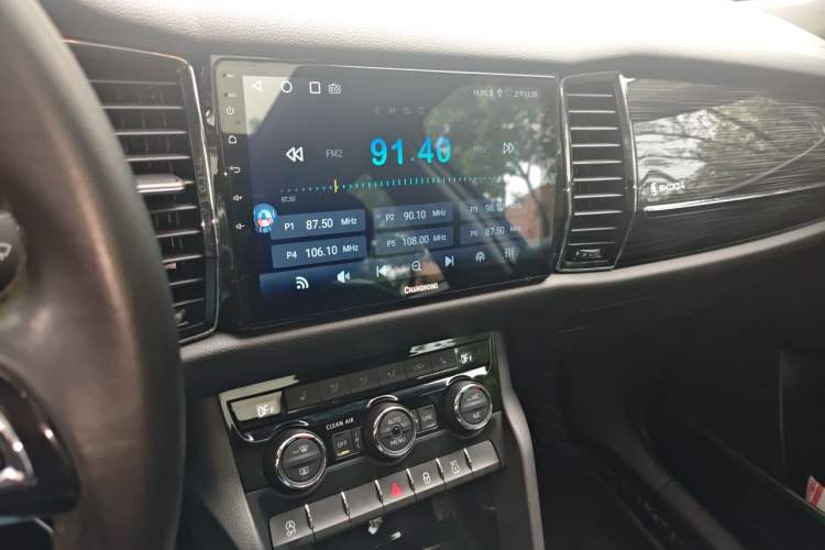 Used Skoda Kodiaq 2018 Restyled TSI330 7-Seater Two-Wheel Drive Luxury Enjoyment Edition Audio And AC Panel