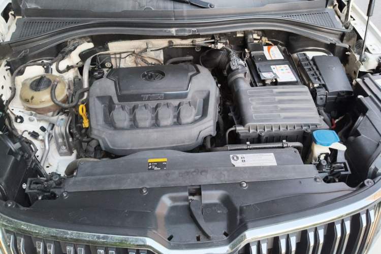 Used Skoda Kodiaq 2018 Facelifted TSI330 5-Seater Two-Wheel-Drive Comfort Edition Engine Bay