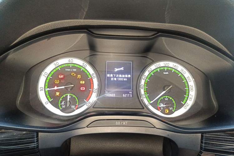 Used Skoda Kodiaq 2018 Facelifted TSI330 5-Seater Two-Wheel-Drive Luxury Enjoyment Edition Instrument Cluster