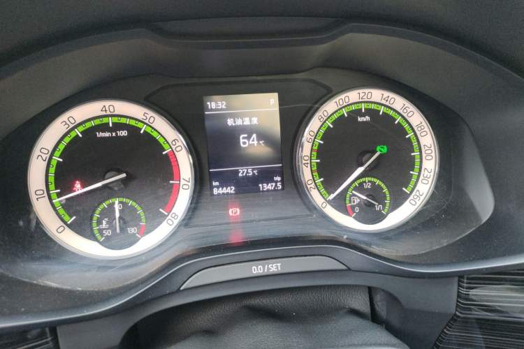 Used Skoda Kodiaq 2018 Facelifted TSI330 5-Seater Two-Wheel-Drive Luxury Enjoyment Edition Instrument Cluster