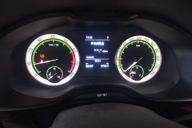Used Skoda Kodiaq 2018 Facelifted TSI330 5-Seater Two-Wheel-Drive Luxury Enjoyment Edition Instrument Cluster