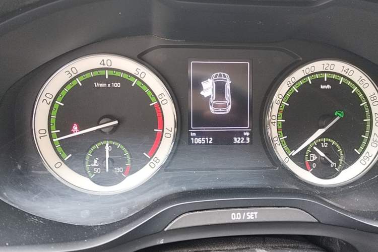 Used Skoda Kodiaq 2018 Facelifted TSI330 5-Seater Two-Wheel-Drive Comfort Edition Instrument Cluster