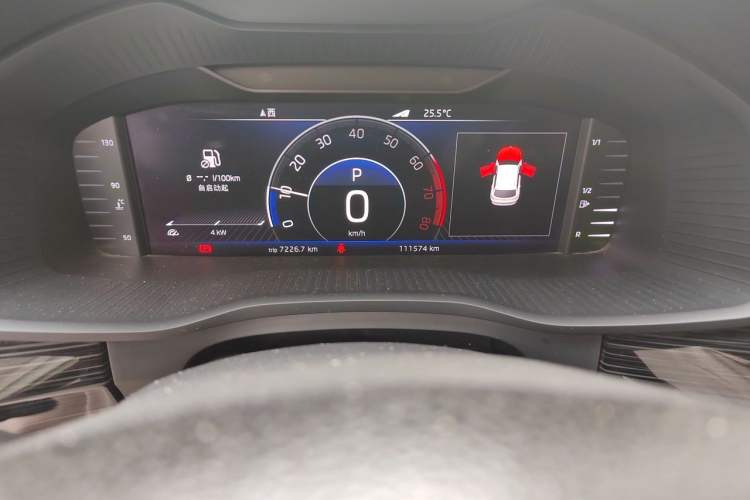 Used Skoda Kodiaq 2018 TSI380 7-Seater Four-Wheel-Drive Flagship Edition Odometer Close Up