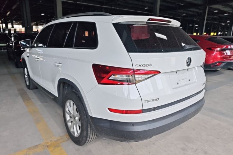 Used Skoda Kodiaq 2018 Facelifted TSI330 5-Seater Two-Wheel-Drive Comfort Edition Rear Left 45 Deg