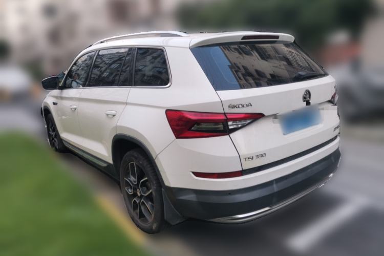 Used Skoda Kodiaq 2018 TSI330 5-Seater Two-Wheel Drive Comfort Edition Rear Left 45 Deg
