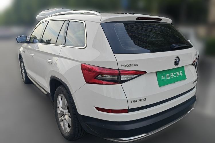 Used Skoda Kodiaq 2018 Facelifted TSI330 5-Seater Two-Wheel-Drive Luxury Enjoyment Edition Rear Left 45 Deg