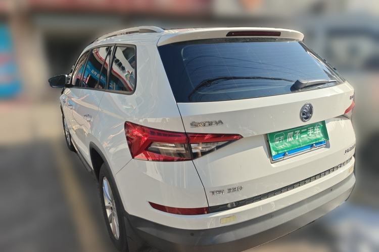 Used Skoda Kodiaq 2018 Facelifted TSI330 5-Seater Two-Wheel-Drive Comfort Edition Rear Left 45 Deg