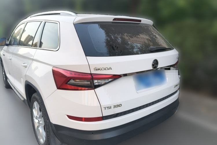 Used Skoda Kodiaq 2018 Facelifted TSI330 5-Seater Two-Wheel-Drive Comfort Edition Rear Left 45 Deg