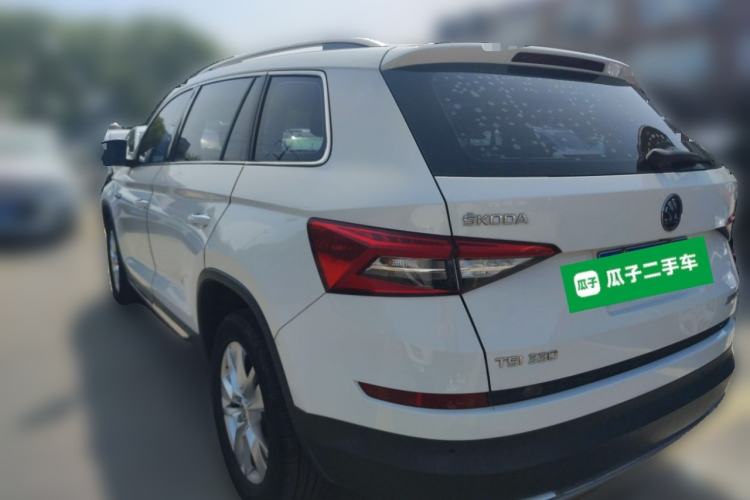 Used Skoda Kodiaq 2018 TSI330 5-Seater Two-Wheel-Drive Luxury Enjoyment Edition Rear Left 45 Deg