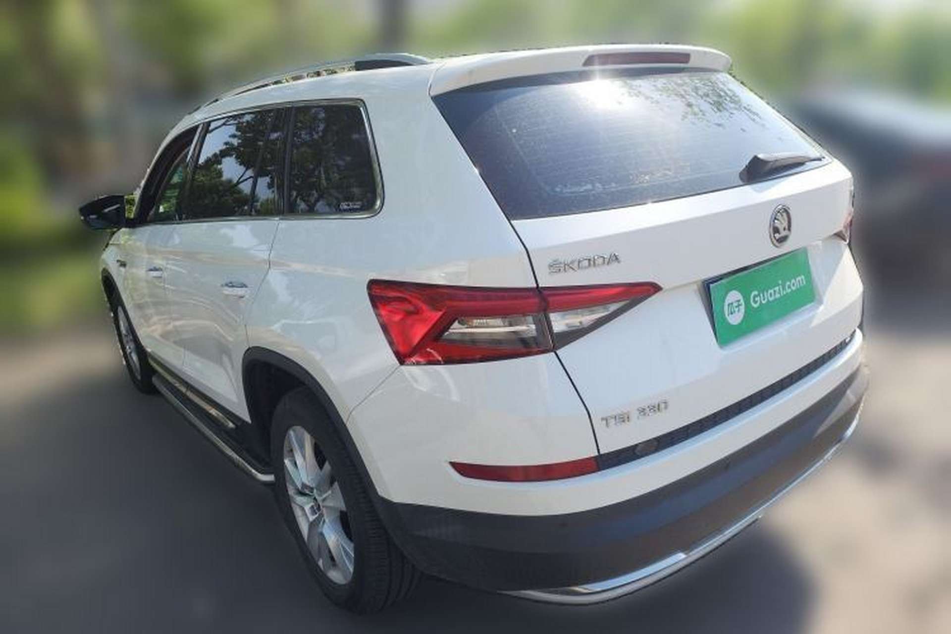 Used Skoda Kodiaq 2018 Facelifted TSI330 5-Seater Two-Wheel-Drive Luxury Enjoyment Edition Rear Left 45 Deg