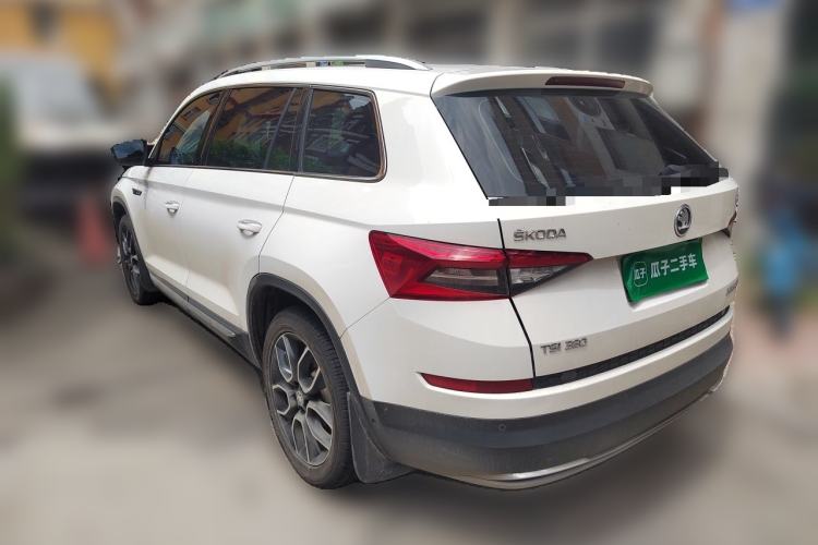 Used Skoda Kodiaq 2018 TSI380 7-Seater Four-Wheel-Drive Flagship Edition Rear Left 45 Deg