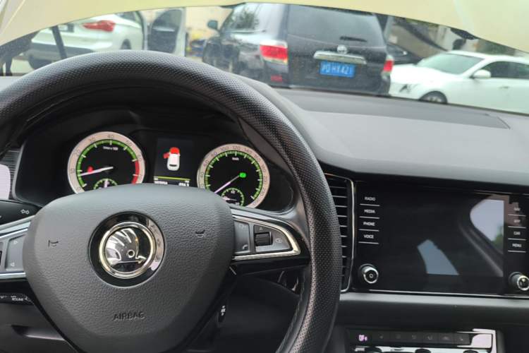 Used Skoda Kodiaq 2018 TSI380 7-Seater Four-Wheel-Drive Flagship Edition Center Console