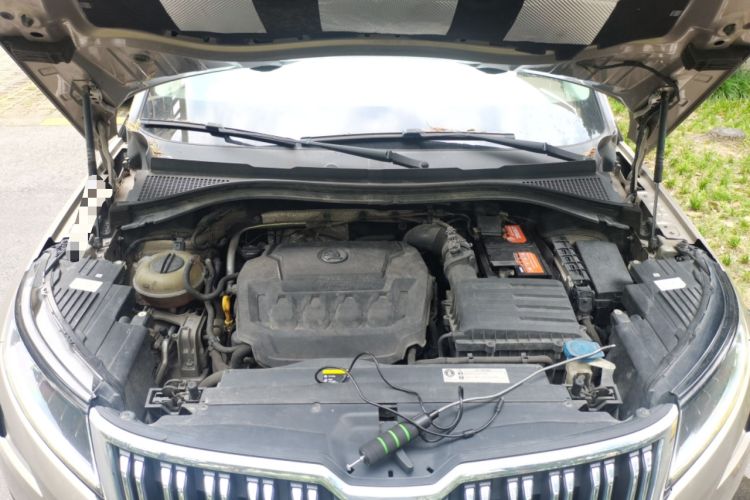 Used Skoda Kodiaq 2018 Facelifted TSI330 5-Seater Two-Wheel-Drive Luxury Enjoyment Edition Engine Bay