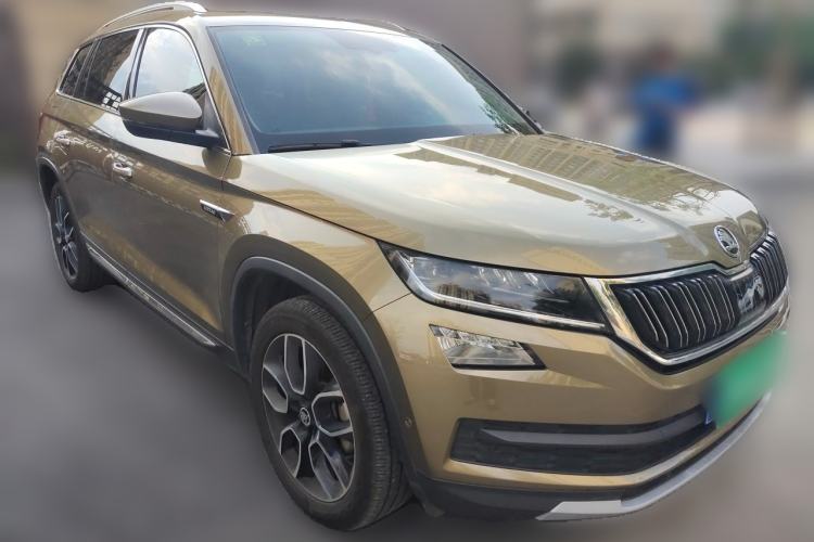 Used Skoda Kodiaq 2018 TSI380 7-Seater Four-Wheel-Drive Flagship Edition Front Right 45 Deg
