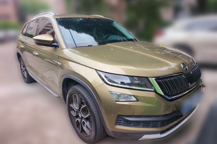 Used Skoda Kodiaq 2018 TSI380 7-Seater Four-Wheel-Drive Flagship Edition Front Right 45 Deg