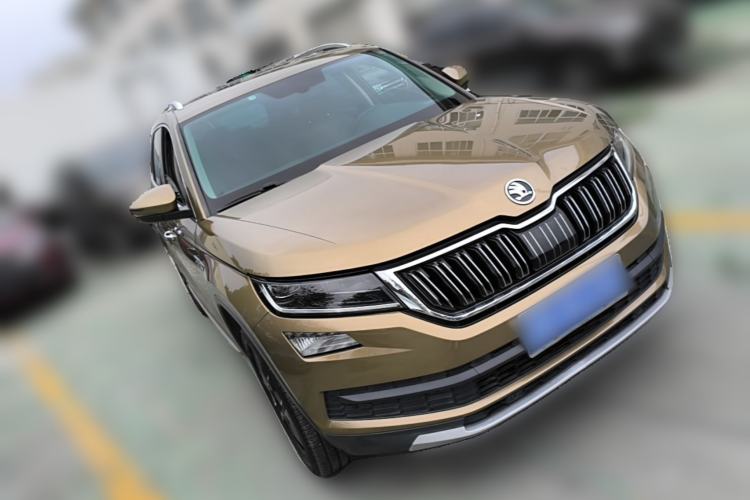 Used Skoda Kodiaq 2018 TSI380 7-Seater Four-Wheel-Drive Flagship Edition Front Right 45 Deg