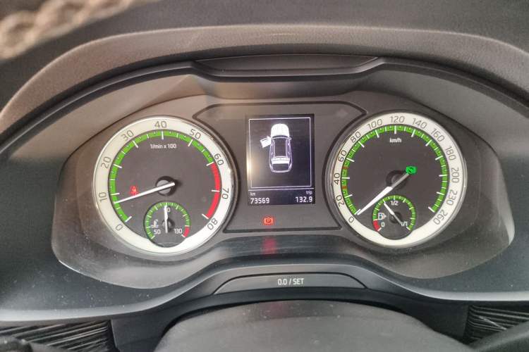 Used Skoda Kodiaq 2018 Facelifted TSI330 5-Seater Two-Wheel-Drive Luxury Enjoyment Edition Instrument Cluster