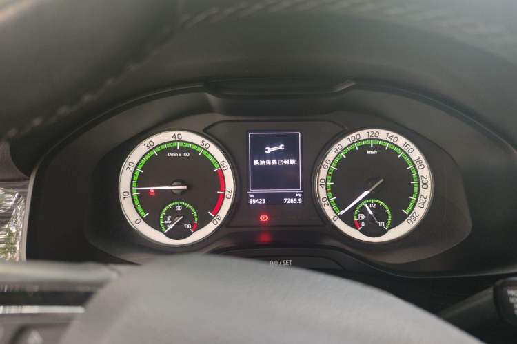Used Skoda Kodiaq 2018 Facelifted TSI330 5-Seater Two-Wheel-Drive Luxury Enjoyment Edition Instrument Cluster
