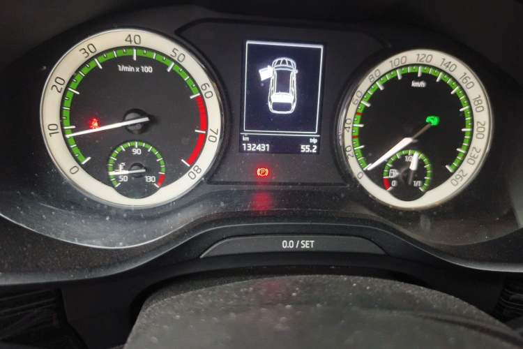Used Skoda Kodiaq 2018 Restyled TSI330 7-Seater Two-Wheel Drive Luxury Enjoyment Edition Odometer Close Up