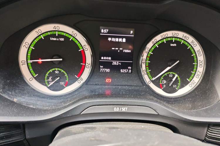 Used Skoda Kodiaq 2018 Restyled TSI330 7-Seater Two-Wheel Drive Luxury Enjoyment Edition Odometer Close Up