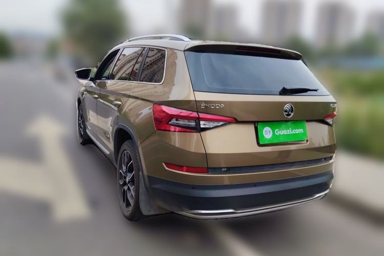 Used Skoda Kodiaq 2018 Restyled TSI330 7-Seater Two-Wheel Drive Luxury Enjoyment Edition Rear Left 45 Deg