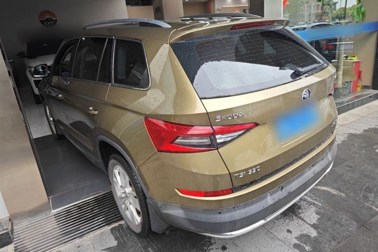 Used Skoda Kodiaq 2018 Facelifted TSI330 5-Seater Two-Wheel-Drive Luxury Enjoyment Edition Rear Left 45 Deg