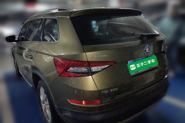 Used Skoda Kodiaq 2018 Facelifted TSI330 5-Seater Two-Wheel-Drive Luxury Enjoyment Edition Rear Left 45 Deg