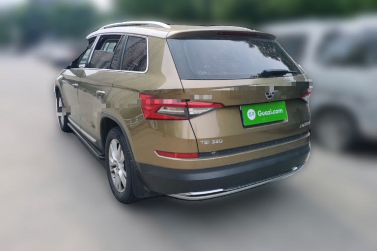 Used Skoda Kodiaq 2018 Facelifted TSI330 5-Seater Two-Wheel-Drive Luxury Enjoyment Edition Rear Left 45 Deg