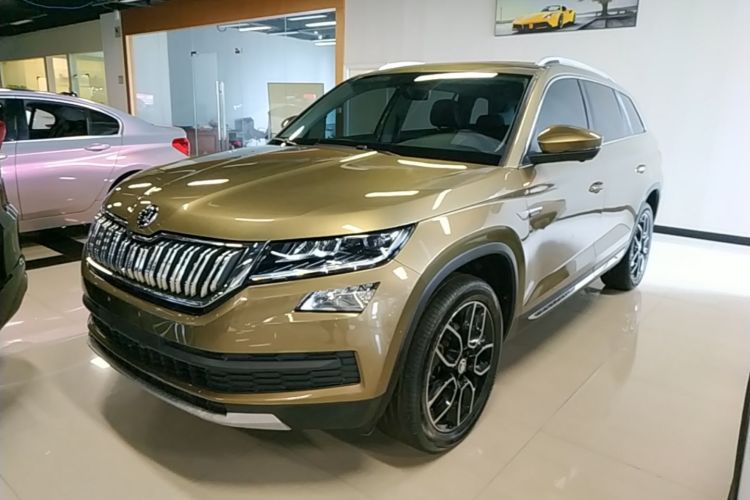Used Skoda Kodiaq 2018 TSI330 7-Seater Two-Wheel-Drive Luxury Enjoyment Edition Guazi used car, China used car export, Used car for sale, Used cars, Cheapest cars for sale
