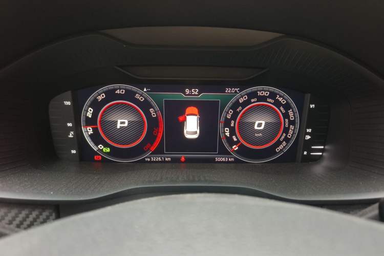 Used Skoda Kodiaq 2019 Restyled TSI330 5-Seater Two-Wheel Drive Standard Version China VI Instrument Cluster