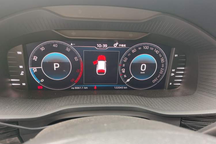 Used Skoda Kodiaq 2019 Facelifted TSI330 5-Seater Two-Wheel-Drive Luxury Enjoyment Edition China VI Standard Instrument Cluster