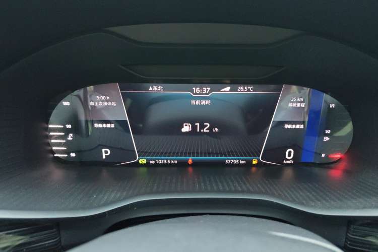 Used Skoda Kodiaq 2019 Facelifted TSI330 5-Seater Two-Wheel-Drive Luxury Enjoyment Edition China VI Standard Instrument Cluster