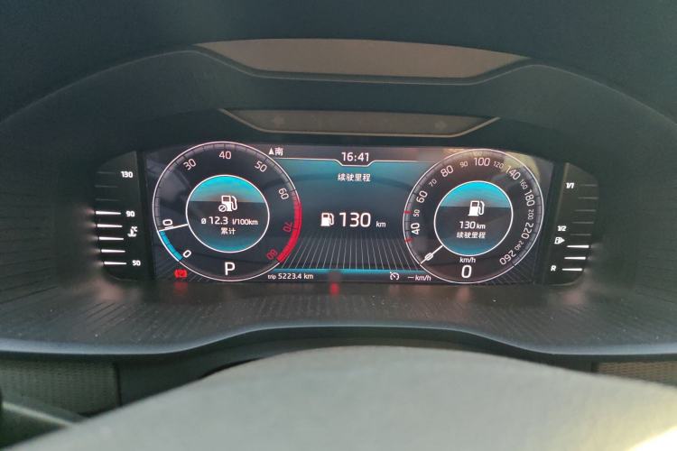 Used Skoda Kodiaq 2019 Restyled TSI330 7-Seater Two-Wheel Drive Comfort Edition China VI Standard Instrument Cluster