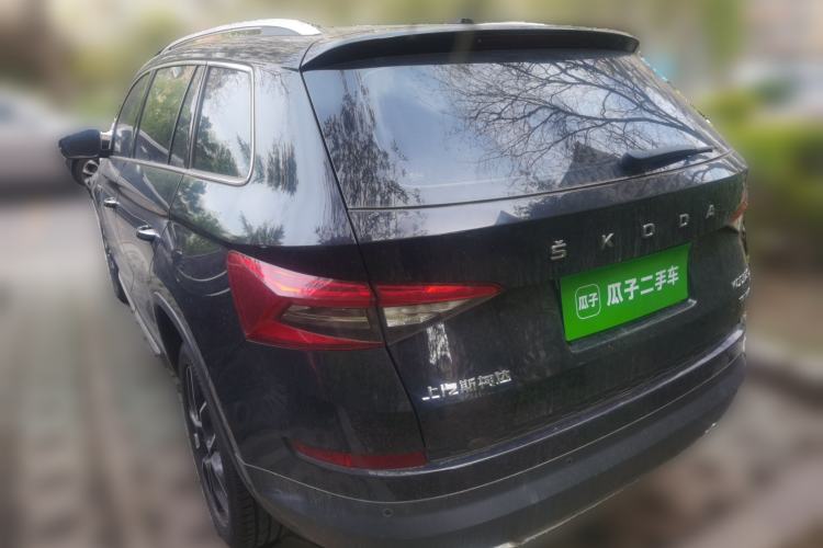 Used Skoda Kodiaq 2019 Facelifted TSI330 7-Seater Two-Wheel-Drive Luxury Enjoyment Edition China VI Standard Rear Left 45 Deg