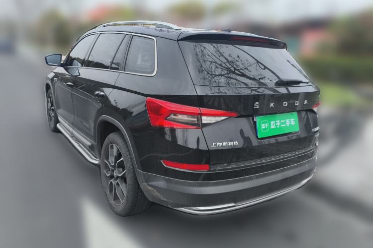 Used Skoda Kodiaq 2019 Facelifted TSI330 7-Seater Two-Wheel-Drive Luxury Enjoyment Edition China VI Standard Rear Left 45 Deg