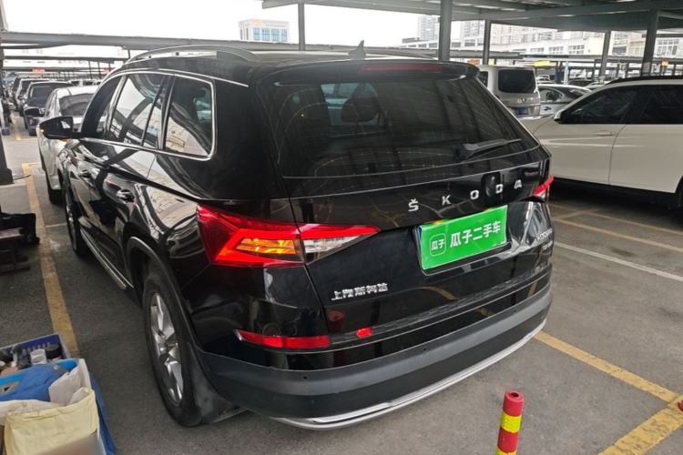 Used Skoda Kodiaq 2019 Facelifted TSI330 5-Seater Two-Wheel-Drive Luxury Enjoyment Edition China VI Standard Rear Left 45 Deg