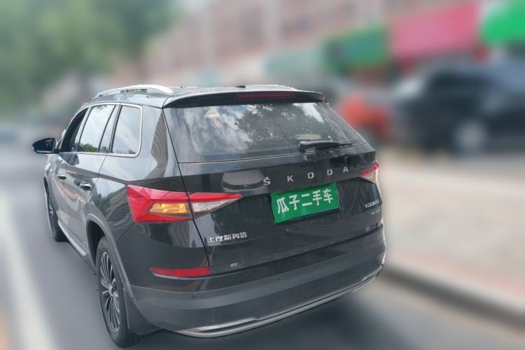 Used Skoda Kodiaq 2019 Facelifted TSI330 5-Seater Two-Wheel-Drive Luxury Enjoyment Edition China V Emission Standard Rear Left 45 Deg