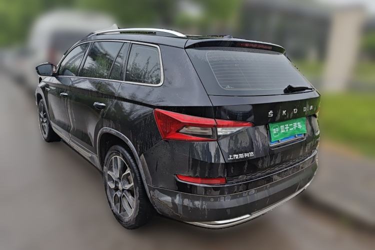 Used Skoda Kodiaq 2019 Facelifted TSI330 5-Seater Two-Wheel-Drive Luxury Enjoyment Edition China VI Standard Rear Left 45 Deg