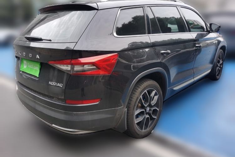 Used Skoda Kodiaq 2019 Facelifted TSI330 5-Seater Two-Wheel-Drive Luxury Enjoyment Edition China VI Standard Rear Right 45 Deg