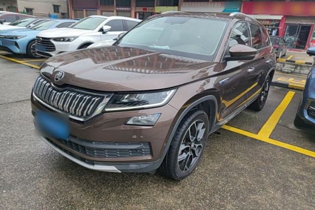 Used Skoda Kodiaq 2019 Facelifted TSI330 7-Seater Two-Wheel-Drive Luxury Enjoyment Edition China VI Standard