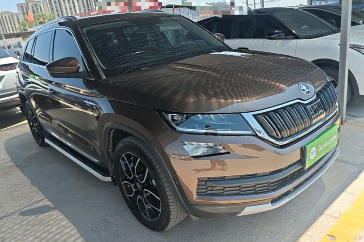Used Skoda Kodiaq 2019 TSI380 7-Seater Four-Wheel-Drive Flagship Model China V Standard Front Right 45 Deg