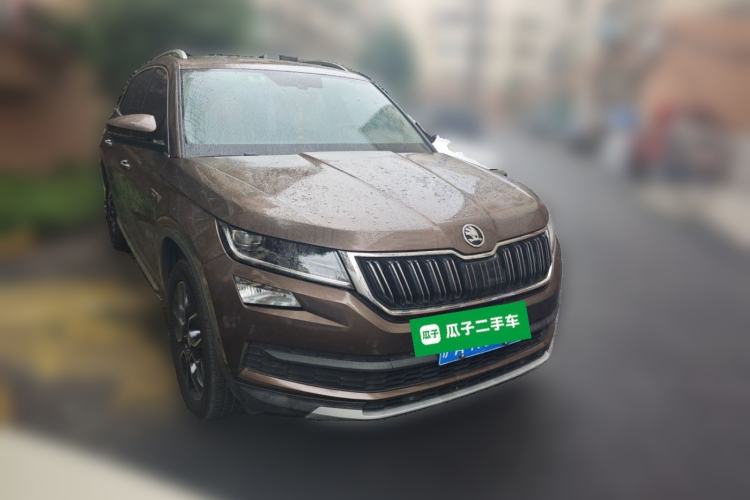 Used Skoda Kodiaq 2019 Updated TSI380 7-Seater All-Wheel-Drive Flagship Version China V Emission Standard Front Right 45 Deg