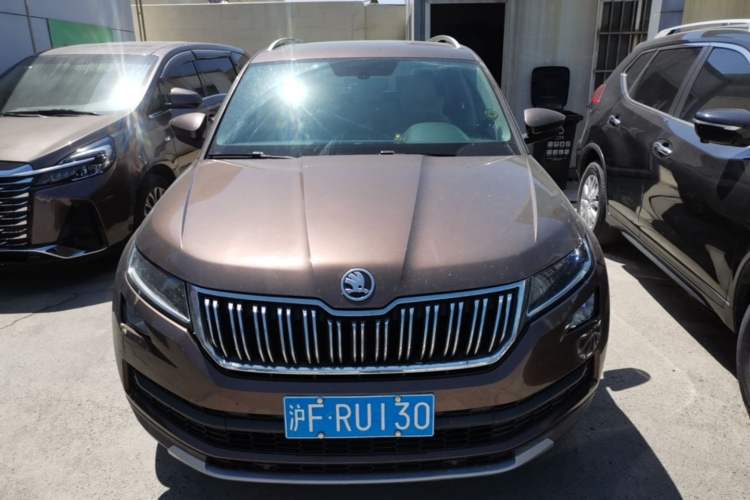 Used Skoda Kodiaq 2019 Facelifted TSI330 5-Seater Two-Wheel-Drive Luxury Enjoyment Edition China V Emission Standard Front
