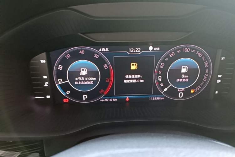 Used Skoda Kodiaq 2019 Facelifted TSI330 7-Seater Two-Wheel-Drive Luxury Enjoyment Edition China VI Standard Instrument Cluster
