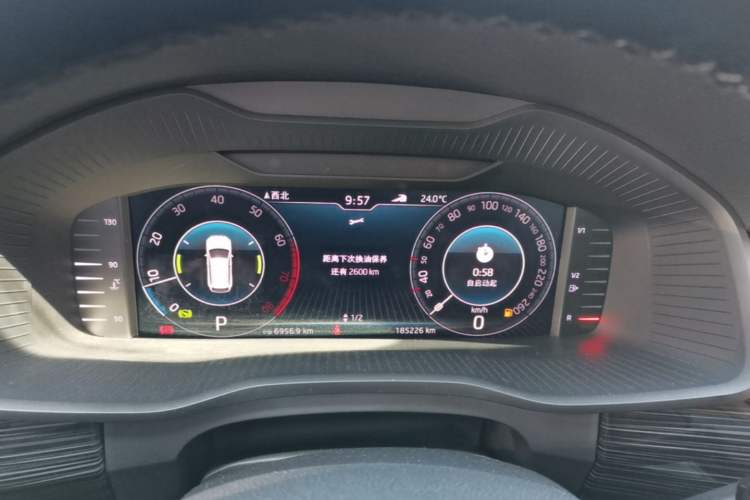 Used Skoda Kodiaq 2019 Facelifted TSI330 5-Seater Two-Wheel-Drive Luxury Enjoyment Edition China V Emission Standard Instrument Cluster