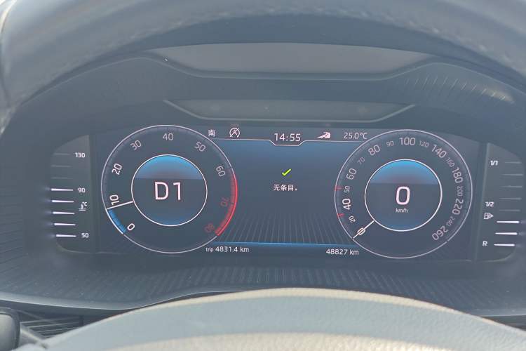 Used Skoda Kodiaq 2019 Facelifted TSI330 5-Seater Two-Wheel-Drive Luxury Enjoyment Edition China VI Standard Odometer Close Up