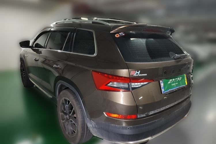 Used Skoda Kodiaq 2019 Facelifted TSI380 7-Seater All-Wheel-Drive Flagship Version China VI Standard Rear Left 45 Deg