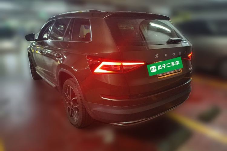 Used Skoda Kodiaq 2019 Facelifted TSI330 7-Seater Two-Wheel-Drive Luxury Enjoyment Edition China VI Standard Rear Left 45 Deg