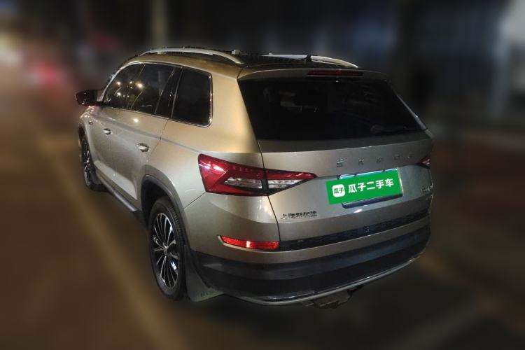 Used Skoda Kodiaq 2019 Facelifted TSI330 7-Seater Two-Wheel-Drive Luxury Enjoyment Edition China VI Standard Rear Left 45 Deg